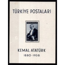 Kemal Atatürks død - Miniark - Tykiet - AFA 920 - Postfrisk.